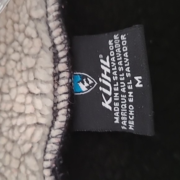 KUHL Mens Europa 1/4 Zip Pullover Sweater Black Longsleeve Size Medium - Picture 3 of 16